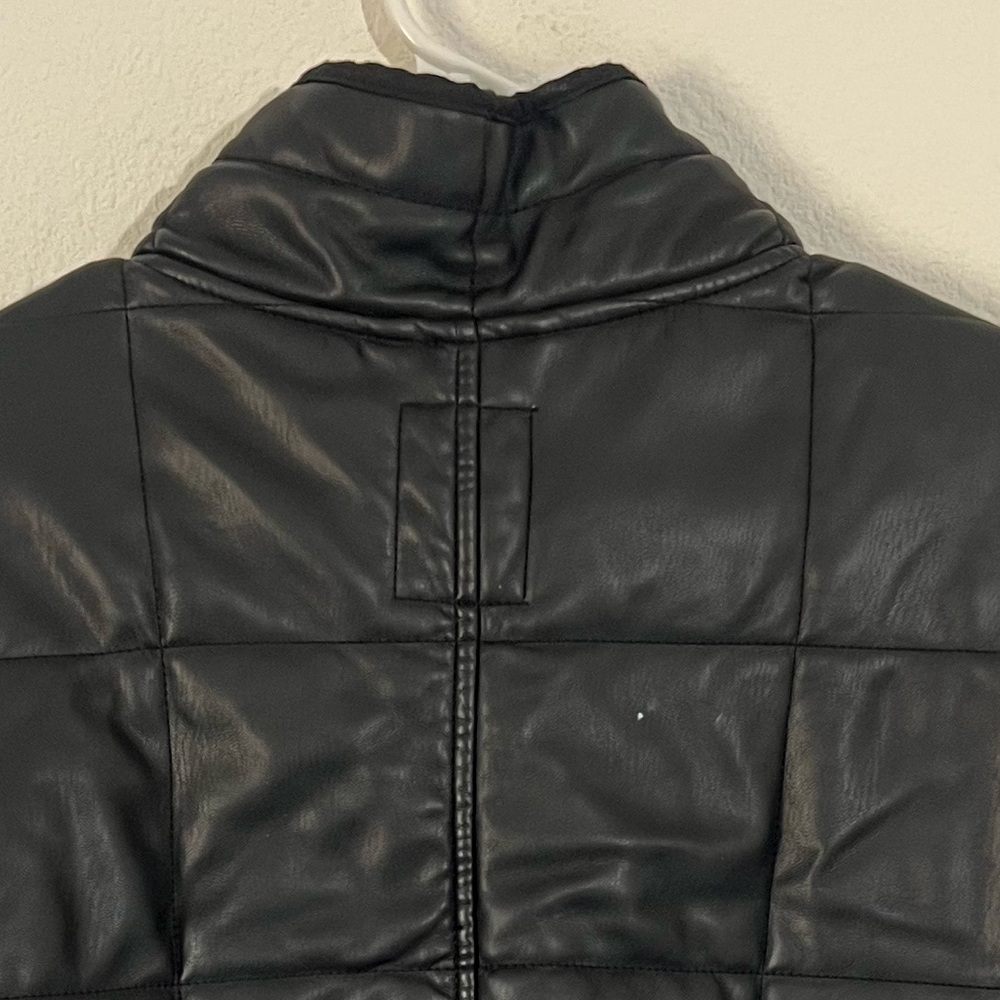 Free People Dolman Vegan Leather Quilted Jacket - Picture 13 of 13
